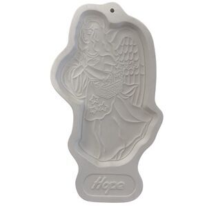 Vintage 1994 Longaberger Pottery Angel Series Cookie Mold Hope Christmas‎